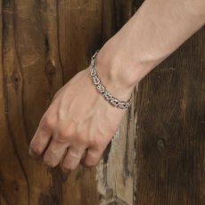 画像3: DANECRAFT SILVER925 チェーンブレスレット (3)