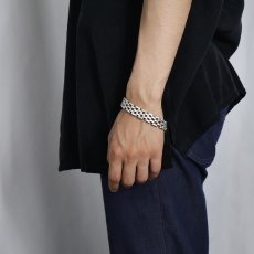 画像2: MEXICAN SILVER925 チェーンブレスレット (2)