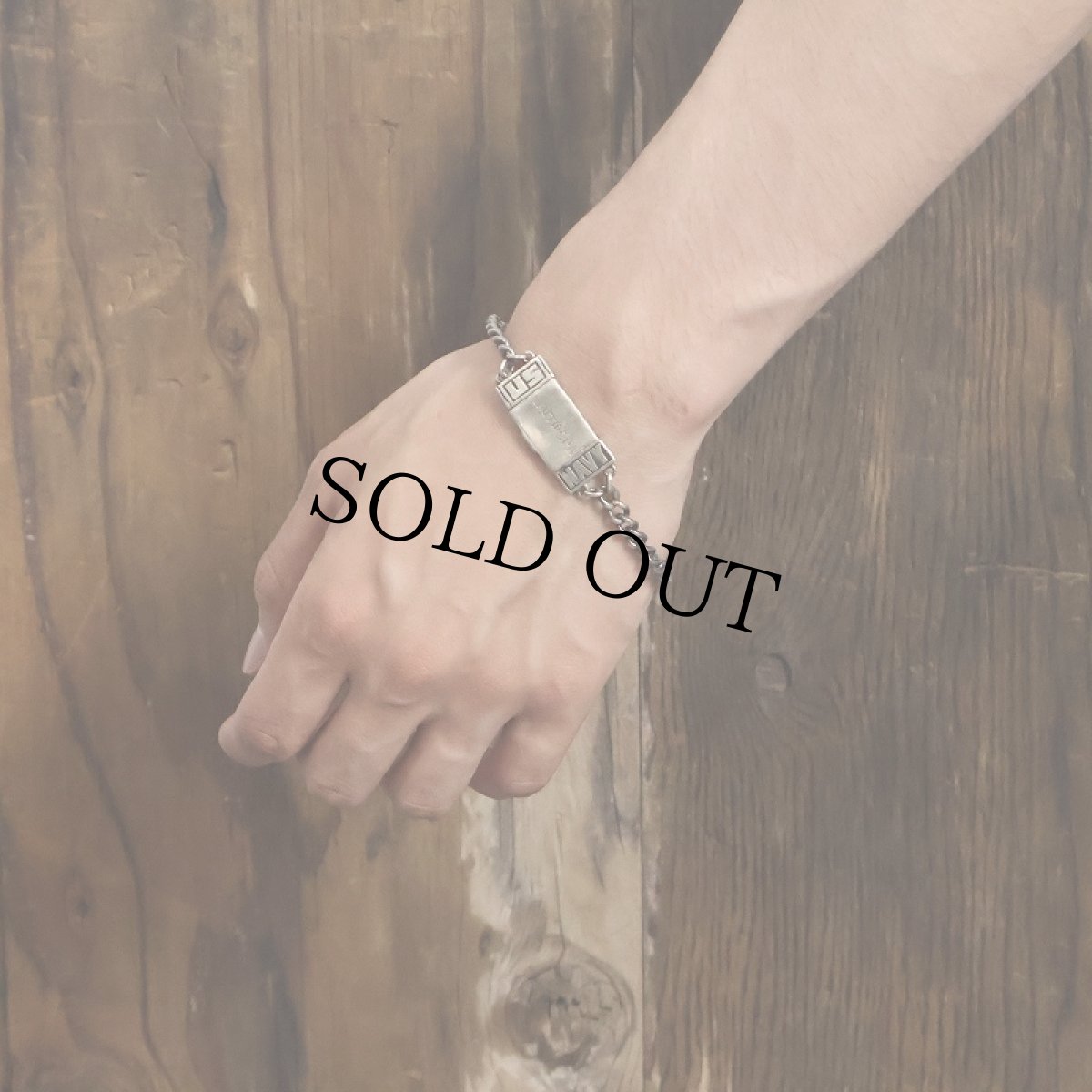 画像3: 40's U.S.NAVY SILVER925 IDブレスレット (3)