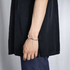 画像2: MEXICAN SILVER925 ツイストバングル (2)