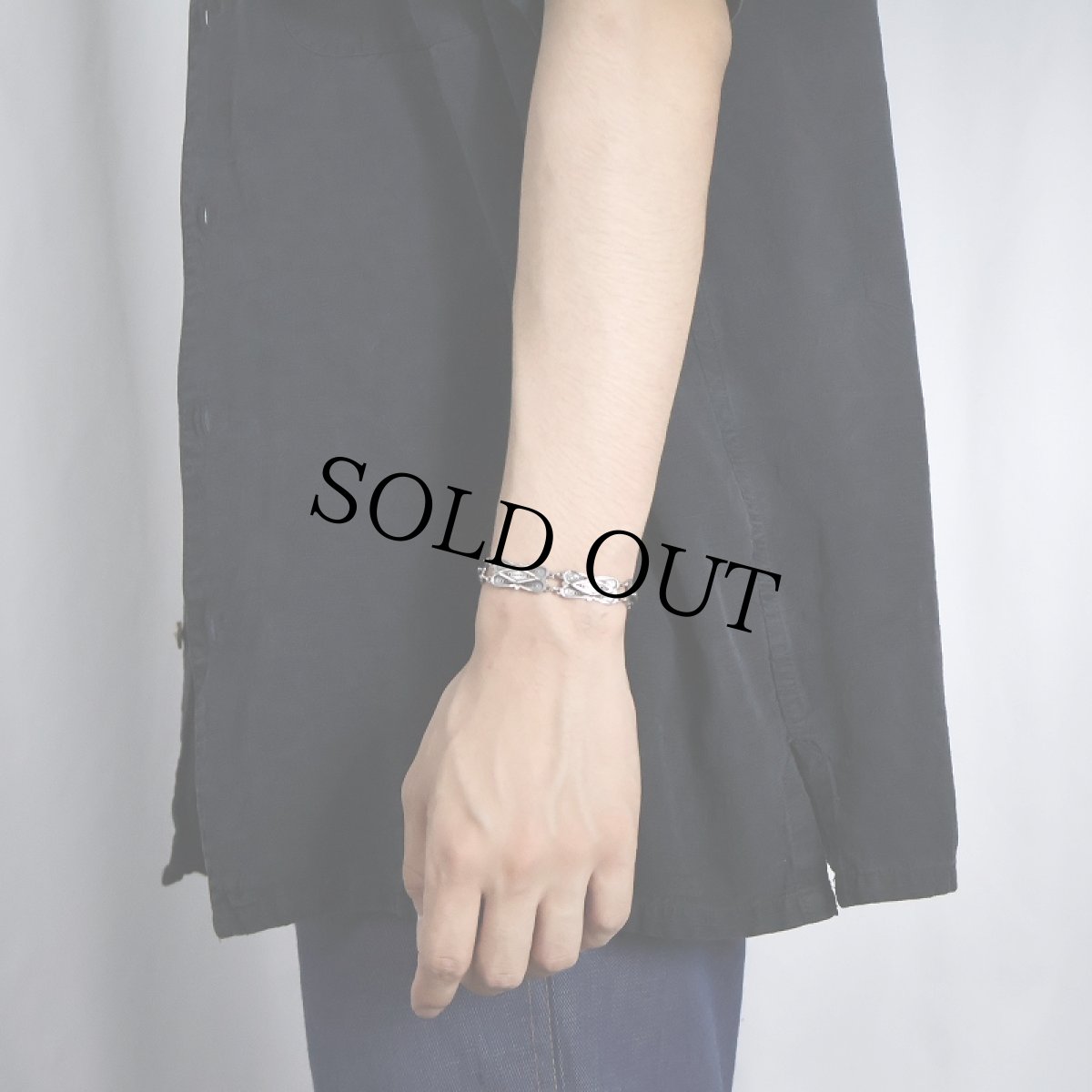 画像2: SILVER チェーンブレスレット (2)