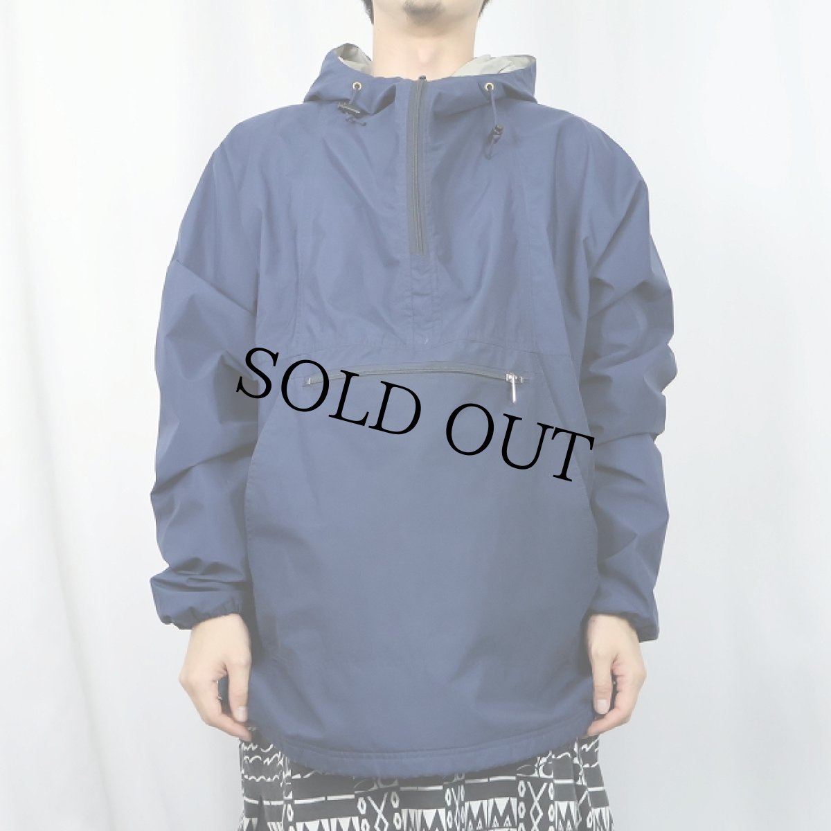 画像2: 80's L.L.Bean USA製 "GORE-TEX" アノラックパーカー NAVY L (2)