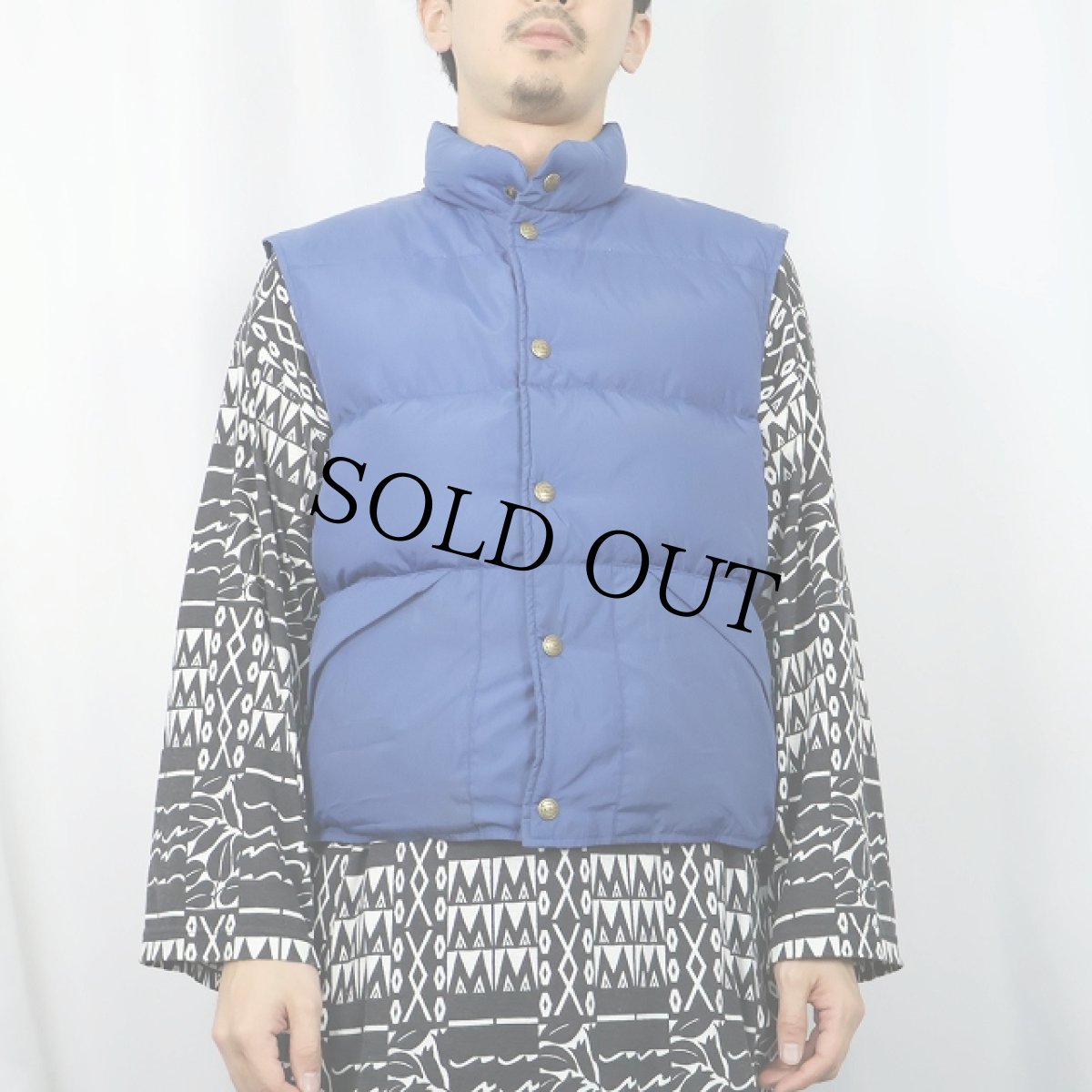 画像2: 80〜90's L.L.Bean ナイロンダウンベスト M (2)