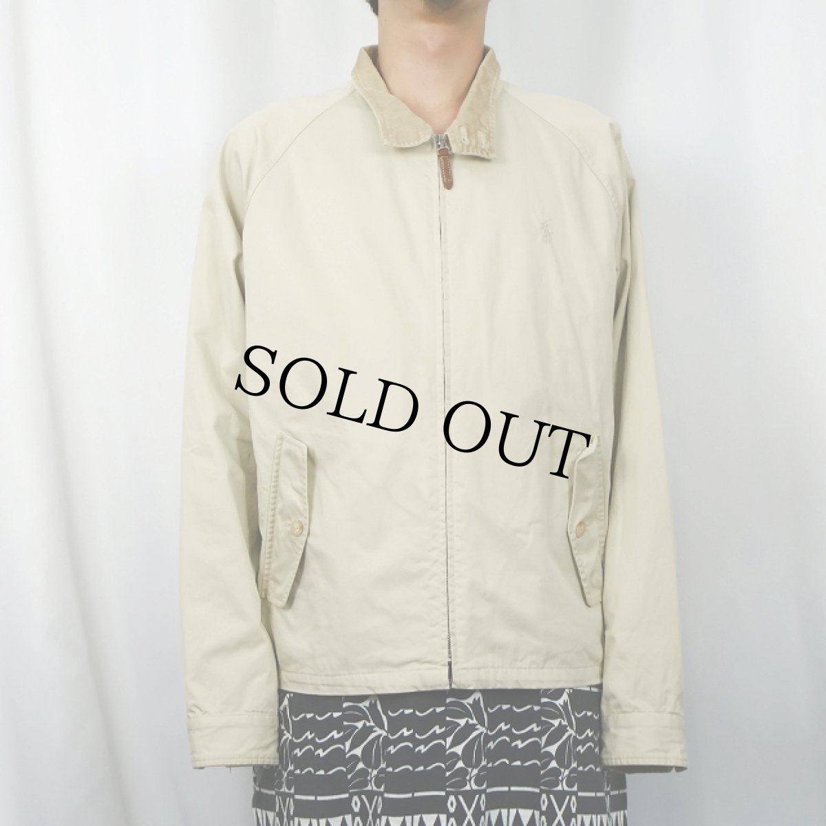 画像2: POLO Ralph Lauren "G-9 TYPE" コットンスイングトップ L (2)