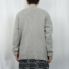画像3: DENIM&SUPPLY RALPH LAUREN 猫目ボタン コットンニットカーディガン XL (3)