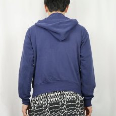 画像3: 70's Healthknit USA製 スウェットジップパーカー NAVY L (3)