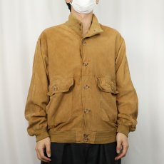 画像2: Lianti "A-1 TYPE" スエードレザー ヴァルスタージャケット SIZE52 (2)