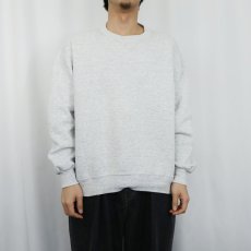 画像2: 90's〜 RUSSELL ATHLETIC USA製 前V 無地スウェット XL (2)