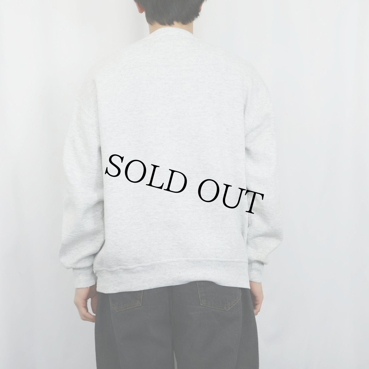 画像3: 90's〜 RUSSELL ATHLETIC USA製 前V 無地スウェット XL (3)