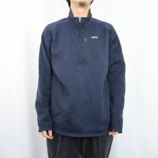 画像2: 2019AW Patagonia ハーフジップベターセーター NAVY L (2)