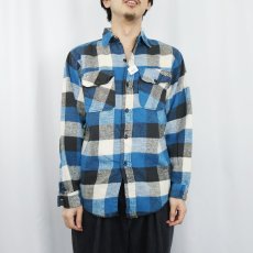 画像2: 60's〜 Yorke チェック柄 ヘビーネルシャツ (2)