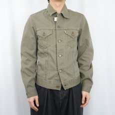 画像2: 90's EURO Levi's 70500 コットンピケトラッカージャケット M (2)