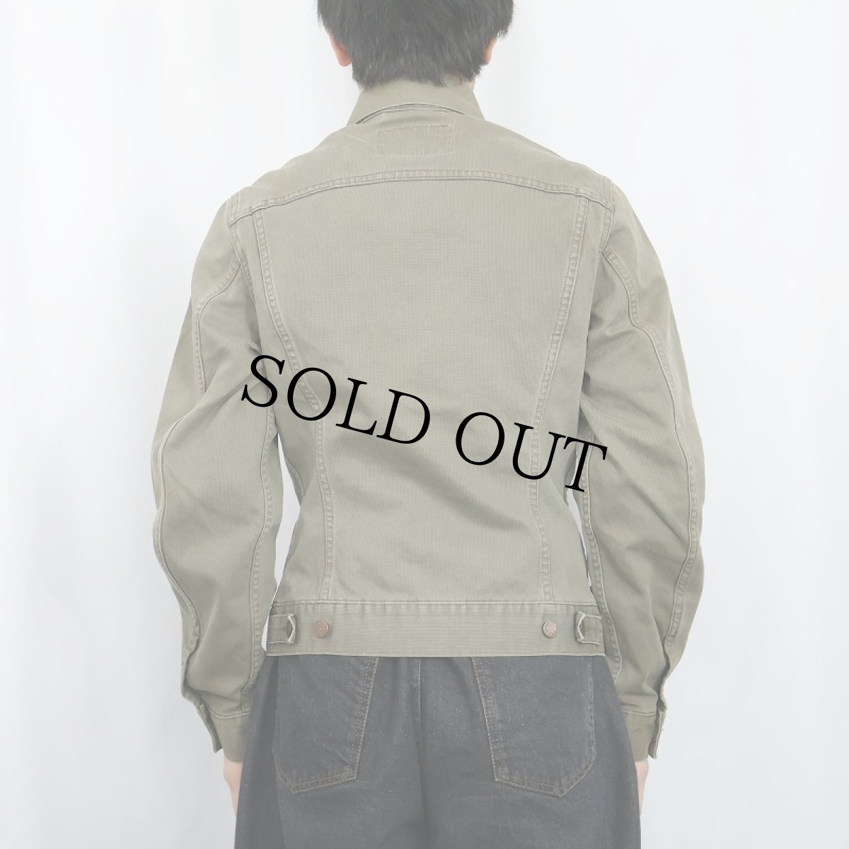 画像3: 90's EURO Levi's 70500 コットンピケトラッカージャケット M (3)