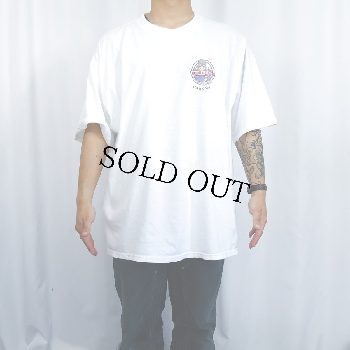画像3: 2000's Bubba Gump Shrimp Co. レストランプリントTシャツ XXL (3)