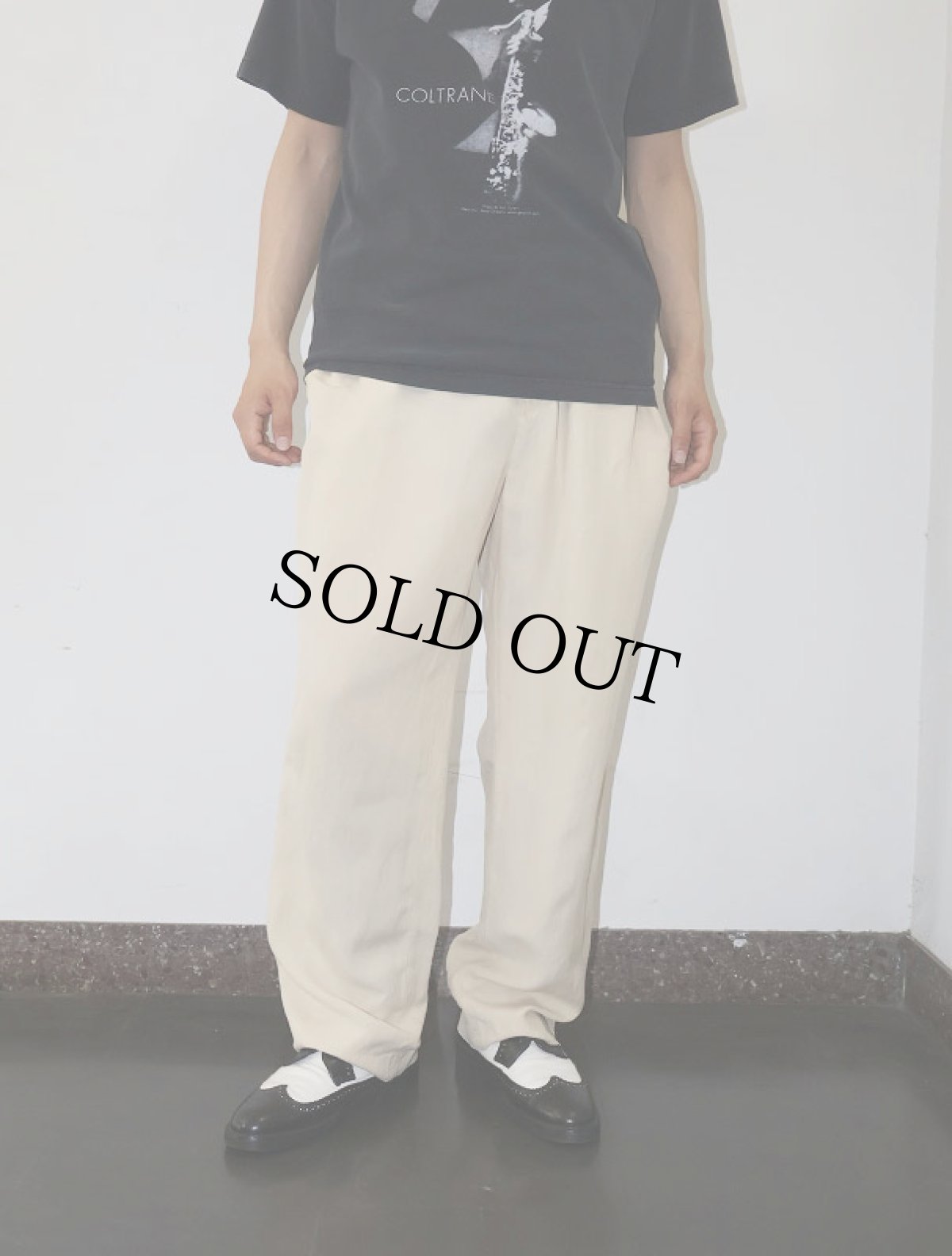 画像2: POLO Ralph Lauren リネンシルクパンツ W40 (2)