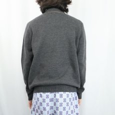 画像3: Pedro del Hierro ジップニットセーター L (3)