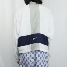 画像4: 90〜2000's NIKE 切り替えデザイン ポリエステルジャケット XL (4)