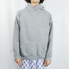 画像2: 70〜80's RUSSELL ATHLETIC 金タグ 無地スウェットフーディー XL (2)