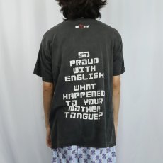 画像4: "get real" メッセージプリントTシャツ (4)