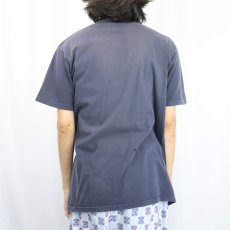 画像3: 90's TOWNCRAFT JCPenney 無地 ポケットTシャツ NAVY L (3)