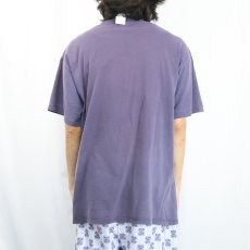 画像3: 90's Jerzees USA製 無地Tシャツ NAVY XL (3)