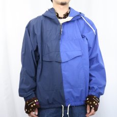 画像3: 90's GAP 2トーン ナイロンアノラックパーカー M (3)
