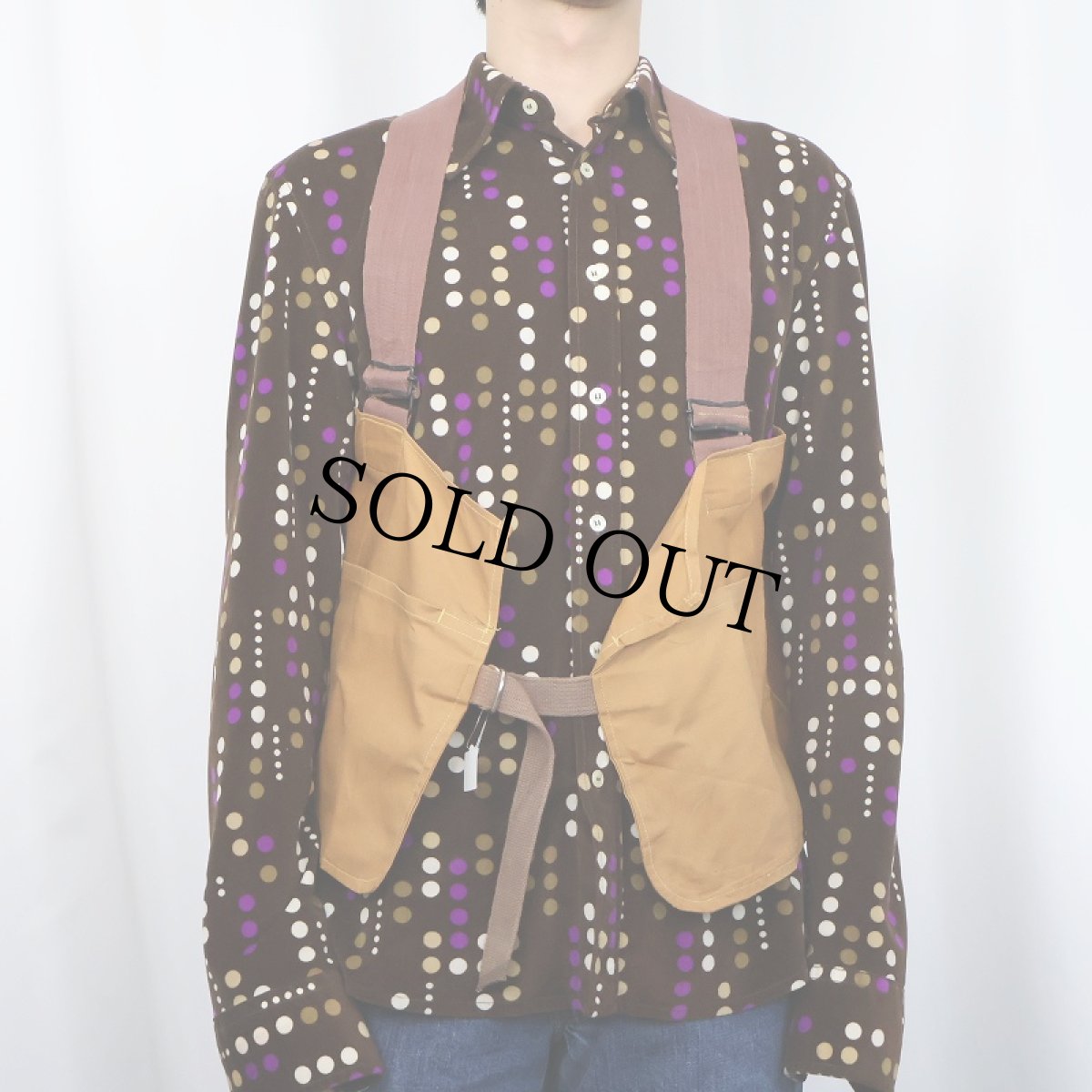 画像2: 70's redhead ハンティングベスト XL (2)