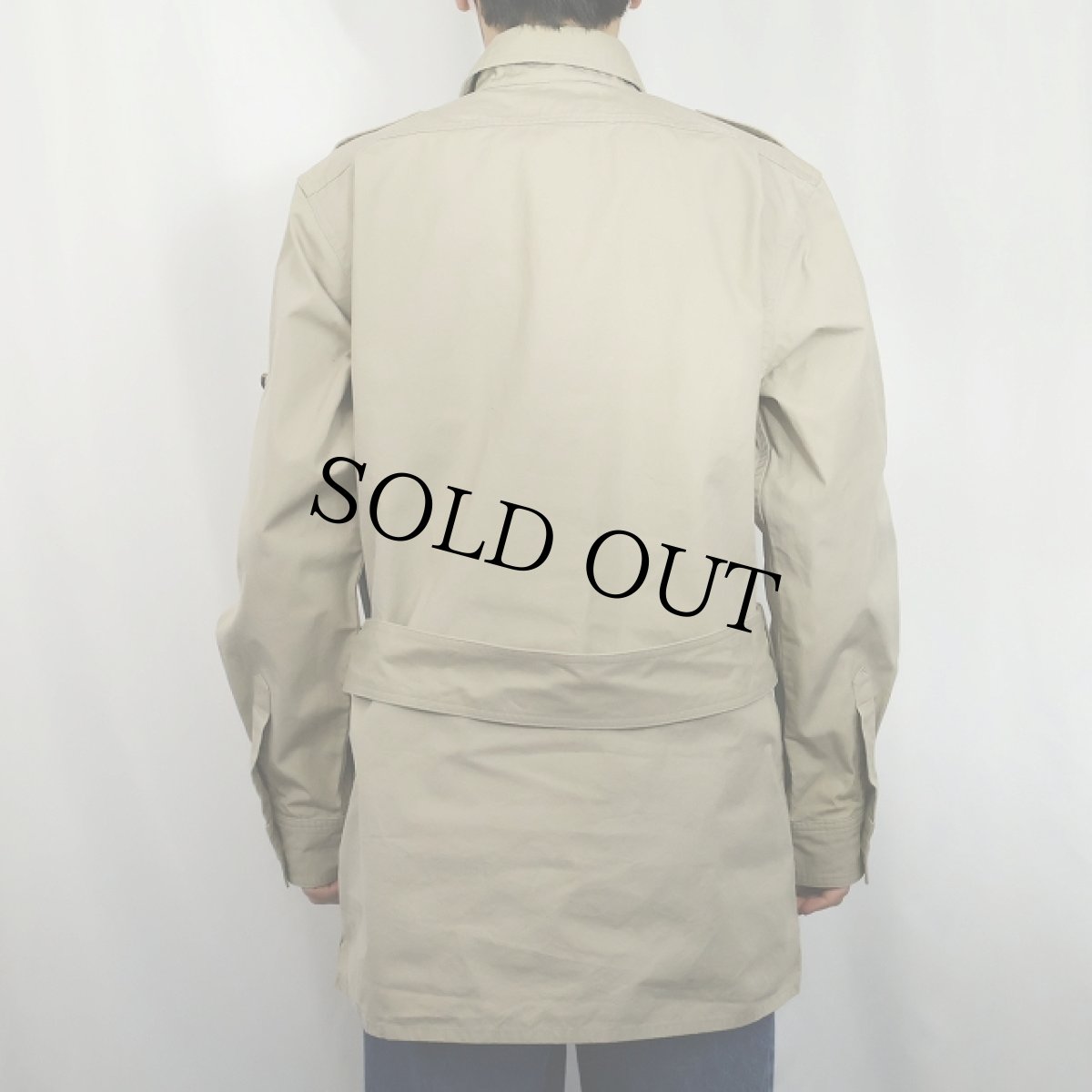 画像3: 80's BANANA REPUBLIC コットンサファリジャケット SIZE42 (3)