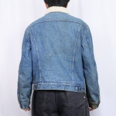 画像3: 70's Levi's オレンジタブ デニムボアジャケット SIZE44 (3)
