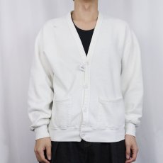 画像2: 90's JERZEES USA製 スウェットカーディガン ONE SIZE (2)