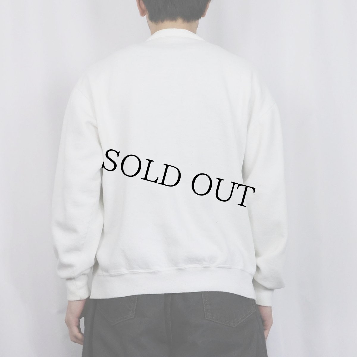 画像3: 90's JERZEES USA製 スウェットカーディガン ONE SIZE (3)