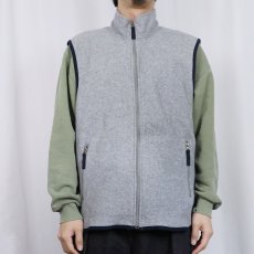 画像2: 90's〜 GAP フリースベスト L (2)
