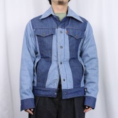 画像3: 70's Levi's "SKI LEVI'S" 切り替えデザイン バットダイ デニムスキージャケット M (3)