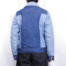 画像4: 70's Levi's "SKI LEVI'S" 切り替えデザイン バットダイ デニムスキージャケット M (4)