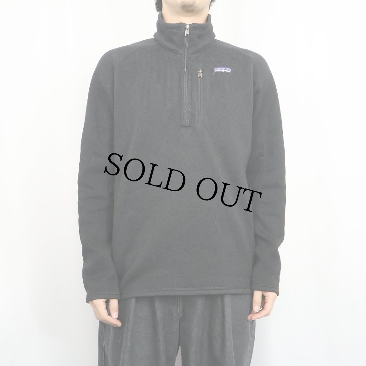 画像2: 2019AW Patagonia ハーフジップベターセーター BLACK M (2)