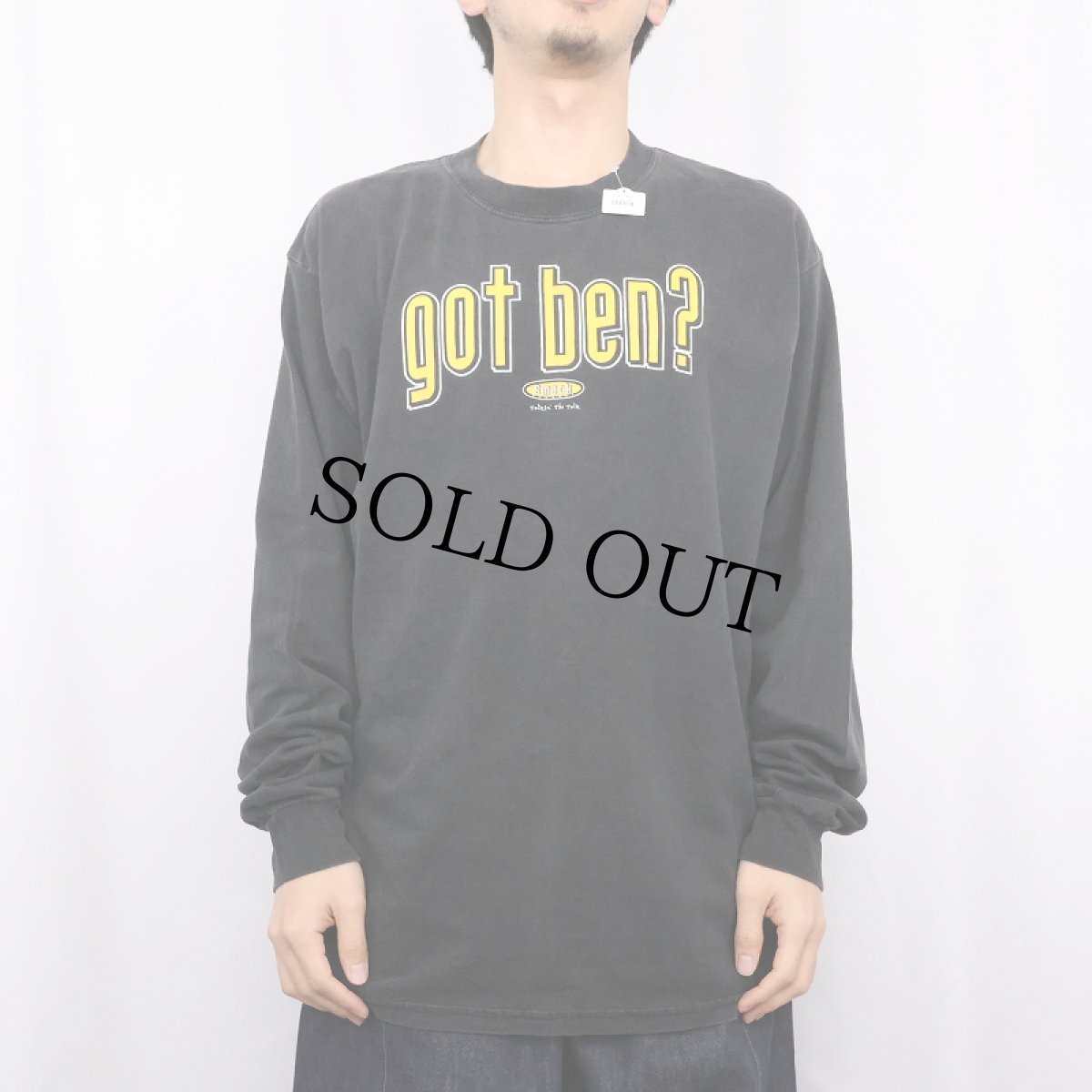 画像3: 2000's "got ben?" 広告パロディプリントロンT BLACK L (3)