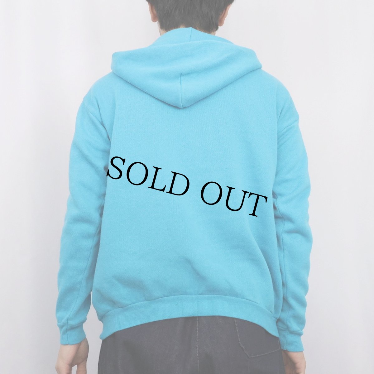 画像3: 80's Tultex USA製 無地スウェットジップパーカー XL (3)