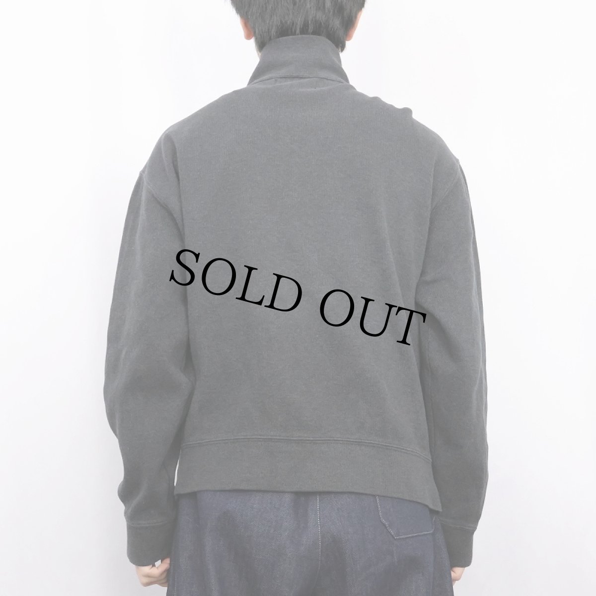 画像3: POLO Ralph Lauren ロゴ刺繍 コットンリブニットセーター GRAY M (3)