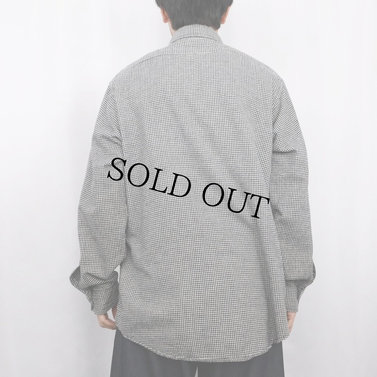 画像3: 80〜90's L.L.Bean USA製 ギンガムチェック柄 ライトネルシャツ L (3)