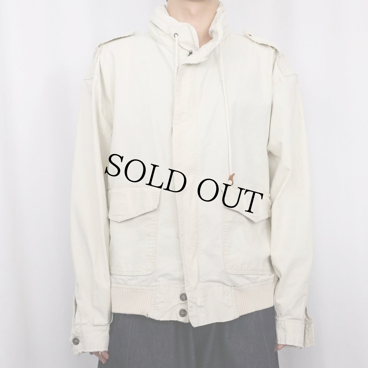 画像2: 80〜90's BANANA REPUBLIC "SAFARI & TRAVEL CLOTHING Co." コットンジャケット M (2)