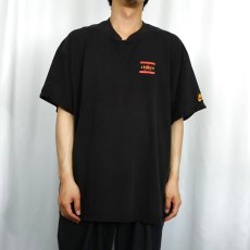 画像3: 90's NIKE 銀タグ USA製 "AIR JORDAN" ロゴプリントTシャツ BLACK XXL (3)