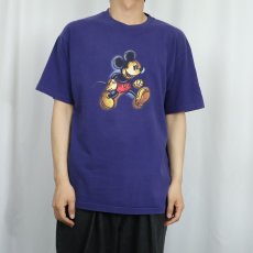 画像2: 90's DISNEY MICKEY MOUSE USA製 キャラクタープリントＴシャツ L (2)