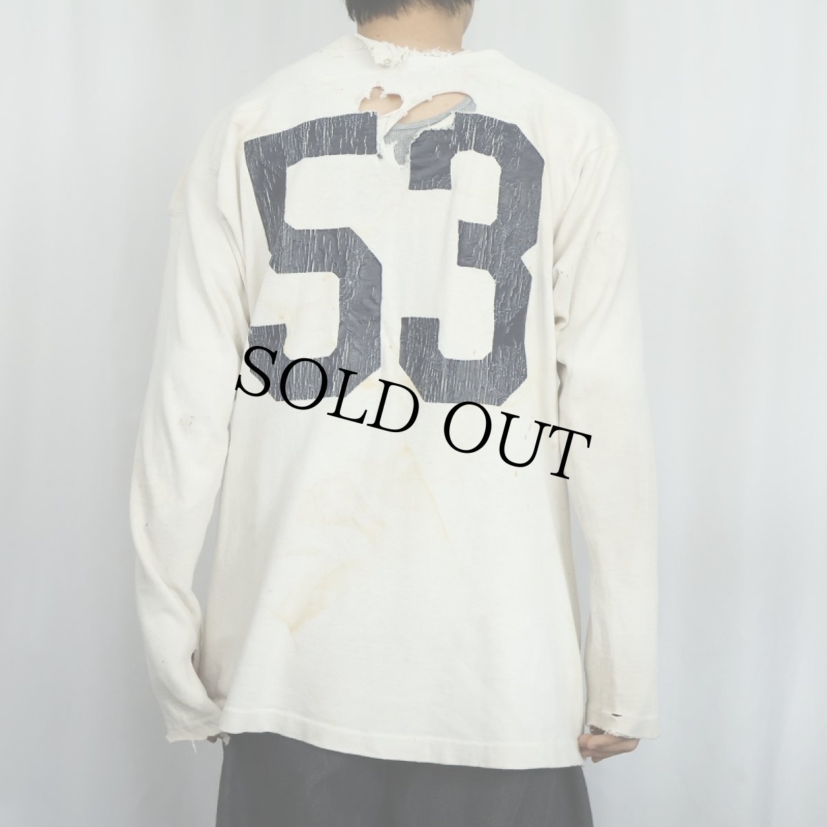 画像4: 60's Champion "BRIGHTON 53" フットボールロンT XL (4)