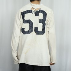 画像4: 60's Champion "BRIGHTON 53" フットボールロンT XL (4)