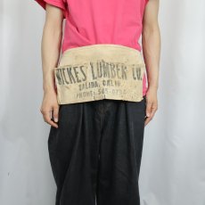 画像2: VINTAGE "WICKES LUMBER CO." キャンバスツールエプロン (2)