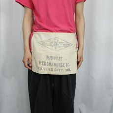 画像2: VINTAGE "MIDWEST..." キャンバスツールエプロン (2)