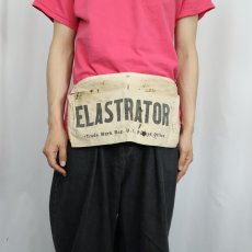 画像2: VINTAGE "ELASTRATOR" キャンバスツールエプロン (2)
