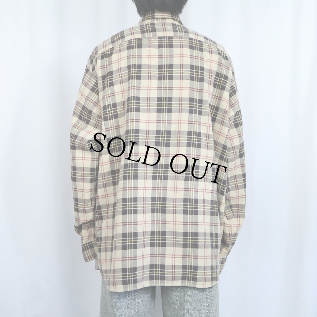 画像3: 90's POLO SPORT Ralph Lauren チェック柄 コットンシャツ XL (3)