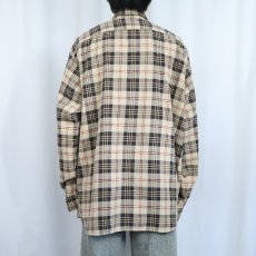 画像3: 90's POLO SPORT Ralph Lauren チェック柄 コットンシャツ XL (3)