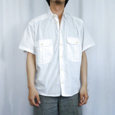 画像2: 90's ARMANI JEANS コットンシャツ S (2)